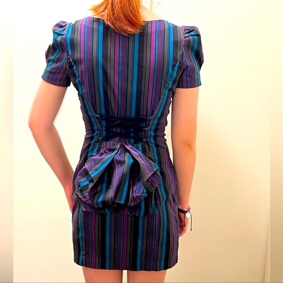 Betsey Johnson Dresses & Skirts - 🚫SOLD🚫 Vintage Betsey Johnson Bustle Dress w/ Corset Tie